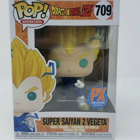 Funko POP! Super Saiyan 2 Vegeta #709 PX Exclusive Dragon Ball Z Pop - Picture 1 of 2